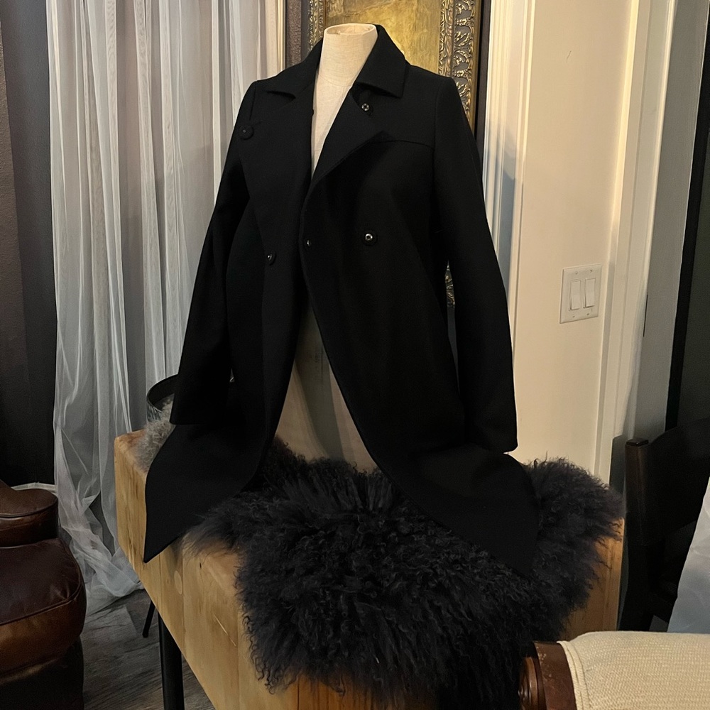 Massimo Dutti Swing Pea Style Wool Coat. Can be worn as Maternity.